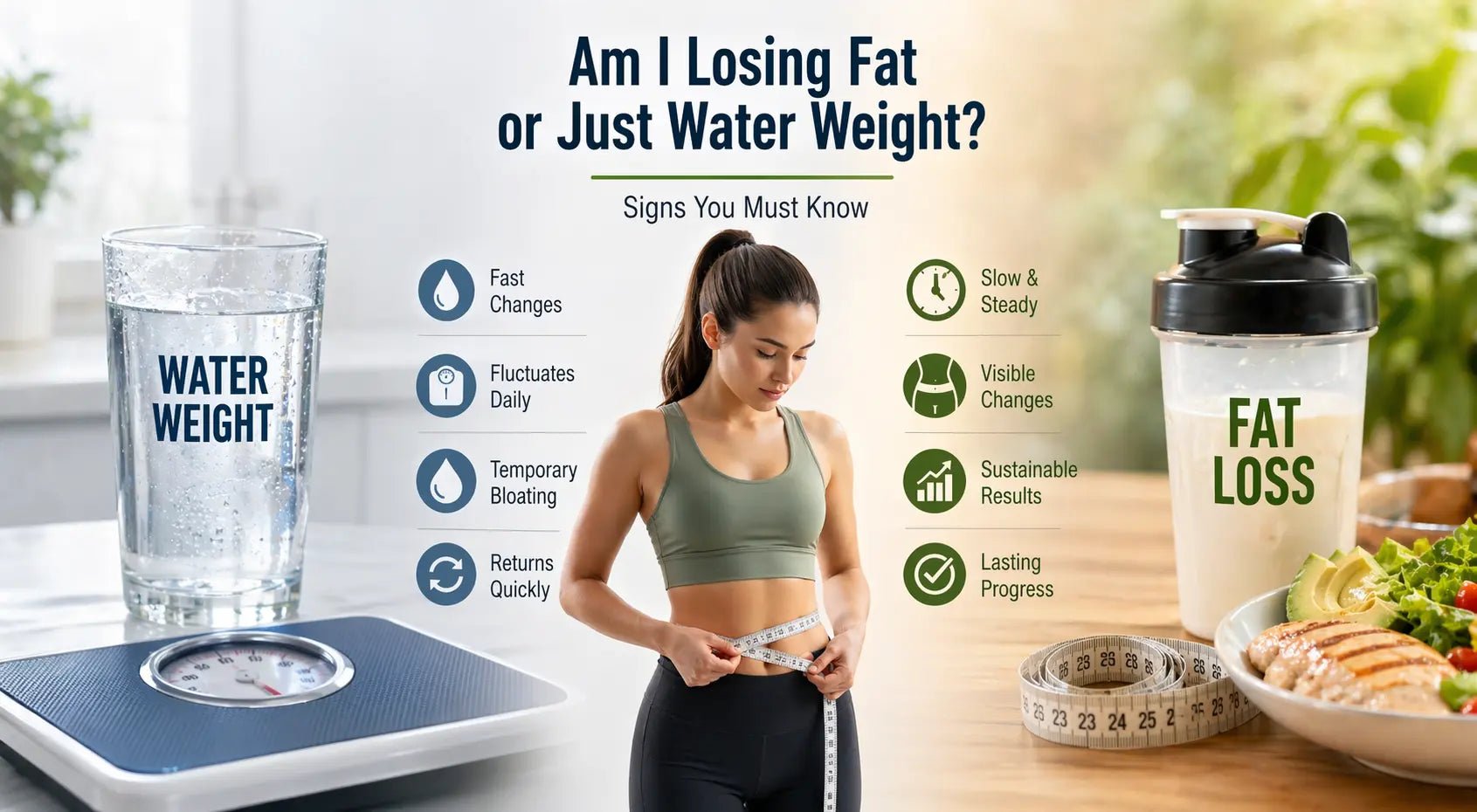 Am I Losing Fat or Just Water Weight? Signs You Must Know - MNT