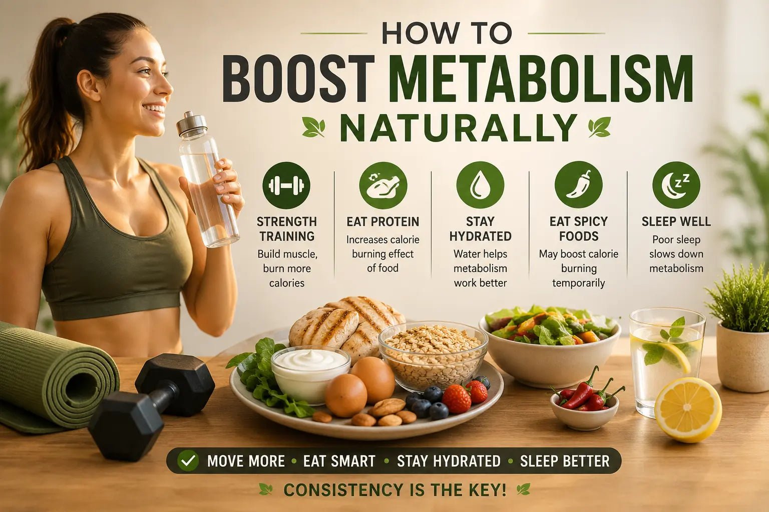 How to Boost Metabolism Naturally: What Actually Works - MNT