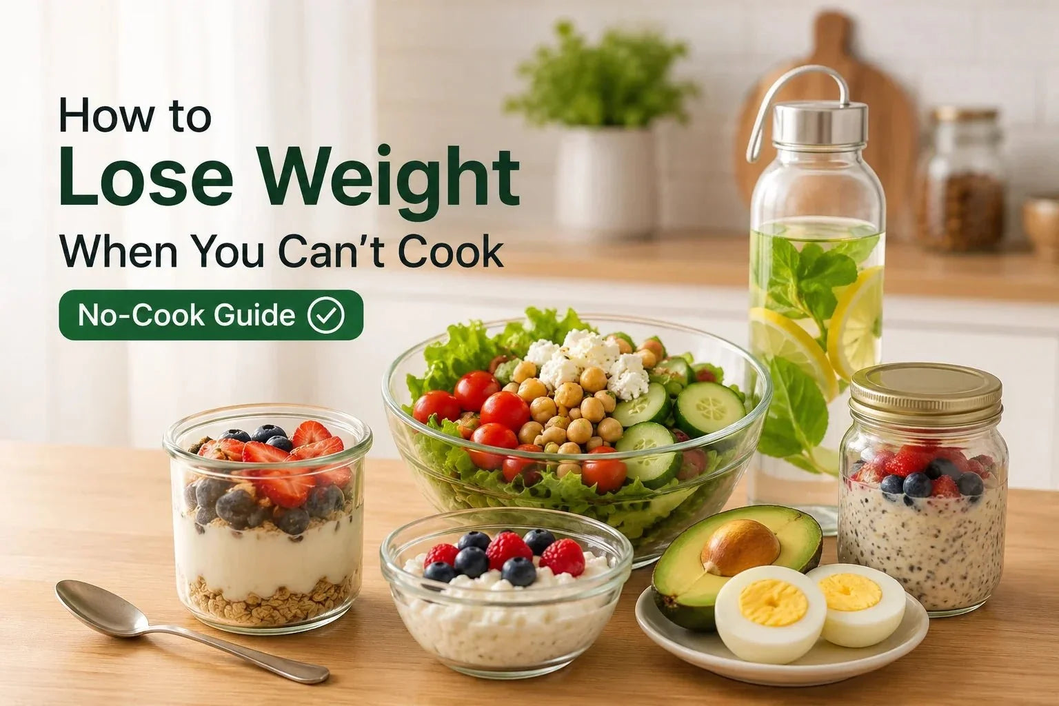 How to Lose Weight When You Can’t Cook: No-Cook Guide - MNT