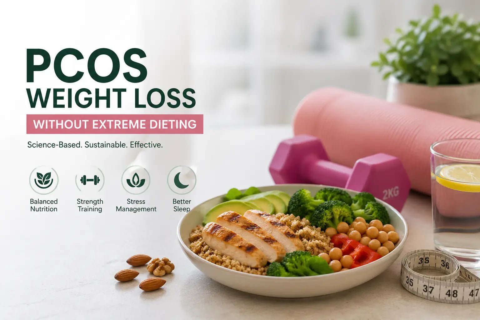 How to Lose Weight with PCOS Without Extreme Dieting (Science-Based Guide) - MNT