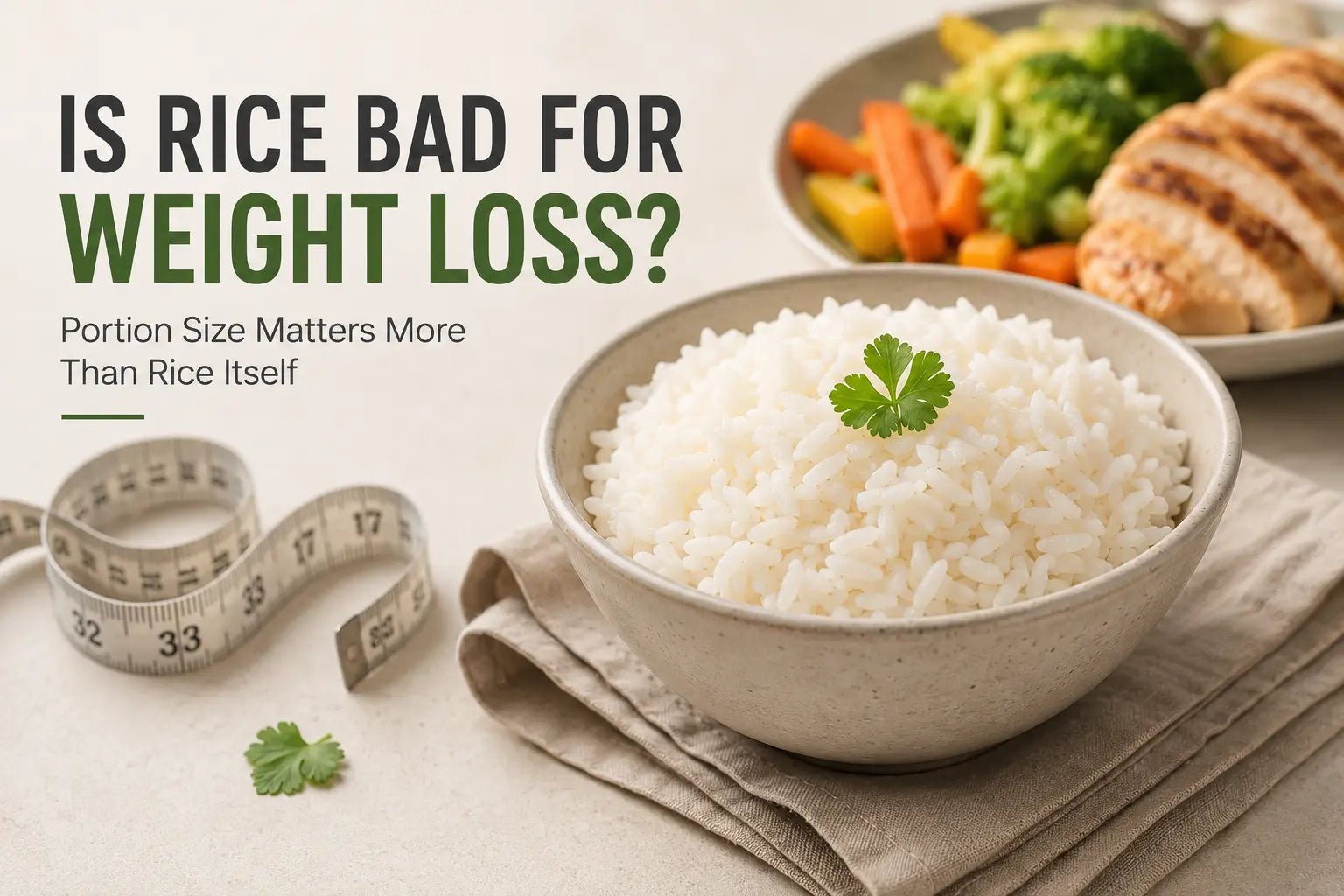 Is Rice Bad for Weight Loss? Portion Size Matters More Than Rice Itself - MNT