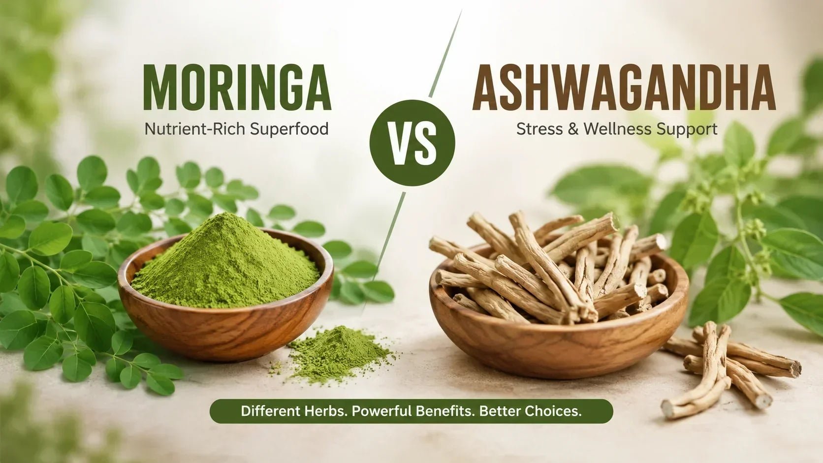 Moringa vs Ashwagandha: Which Is Better for Your Goal? - MNT