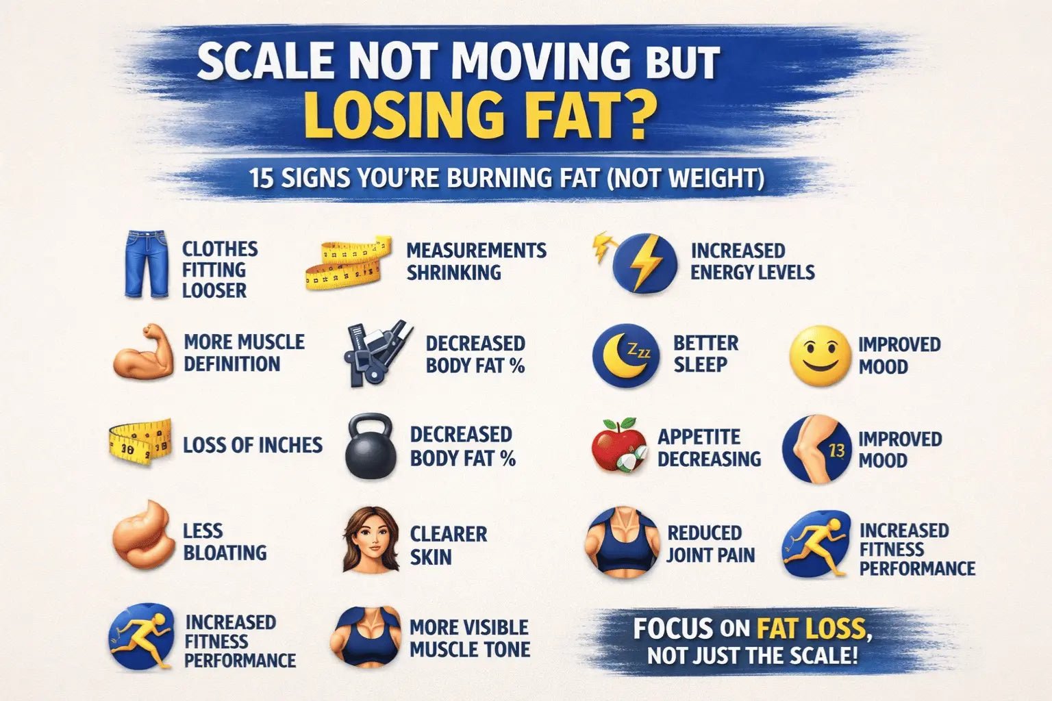 Scale Not Moving but Losing Fat? 15 Signs You’re Burning Fat (Not Weight) - MNT