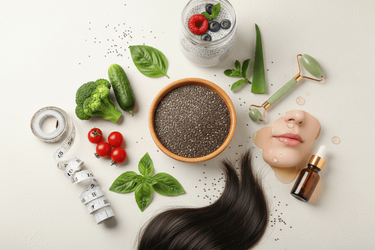Top Health Benefits of Chia Seeds for Weight Loss, Skin and Hair - MNT