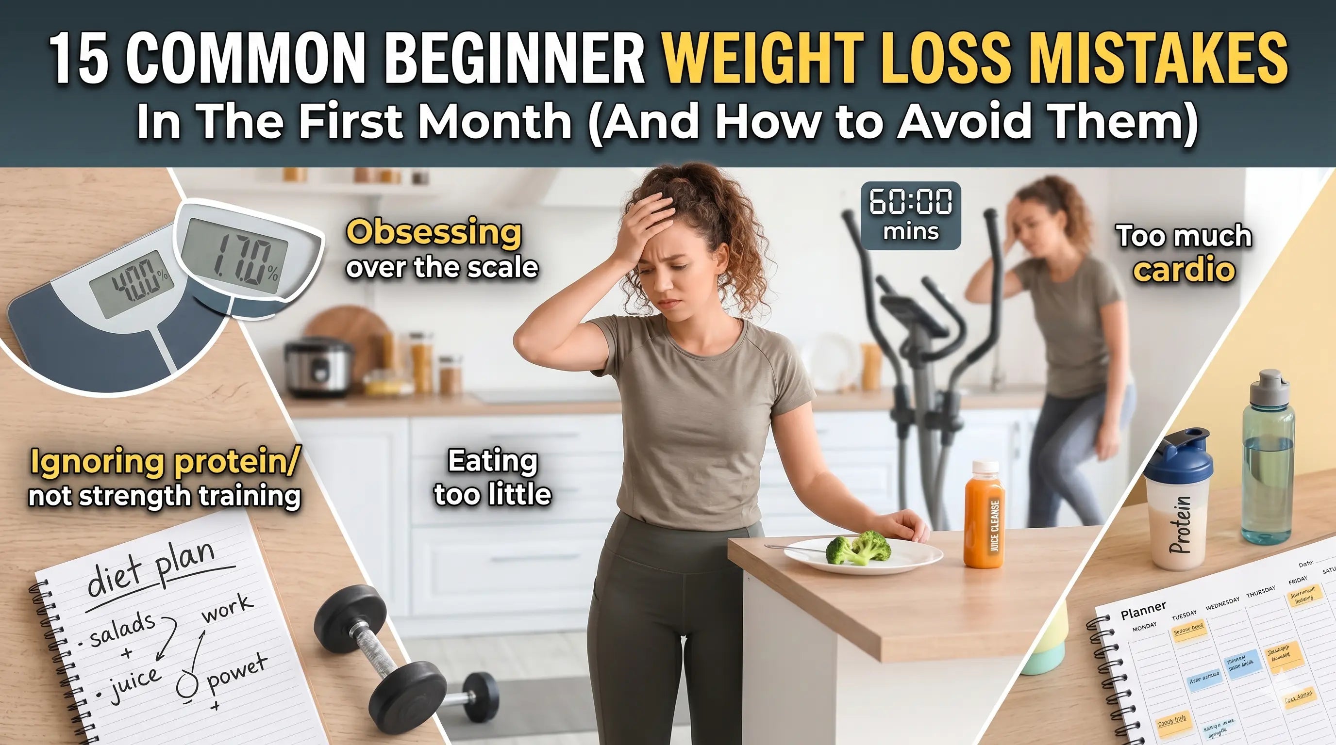 15 Weight Loss Mistakes Beginners Make in the First Month - MNT