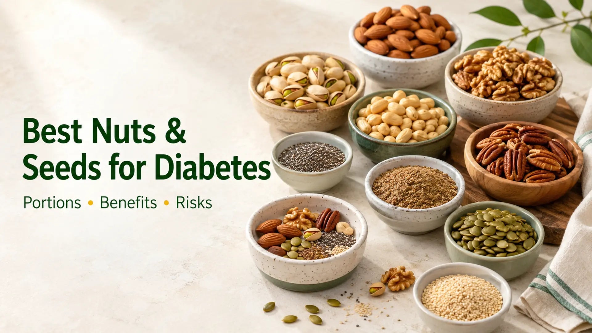 Best Nuts and Seeds for Diabetes: Portions, Benefits & Risks - MNT