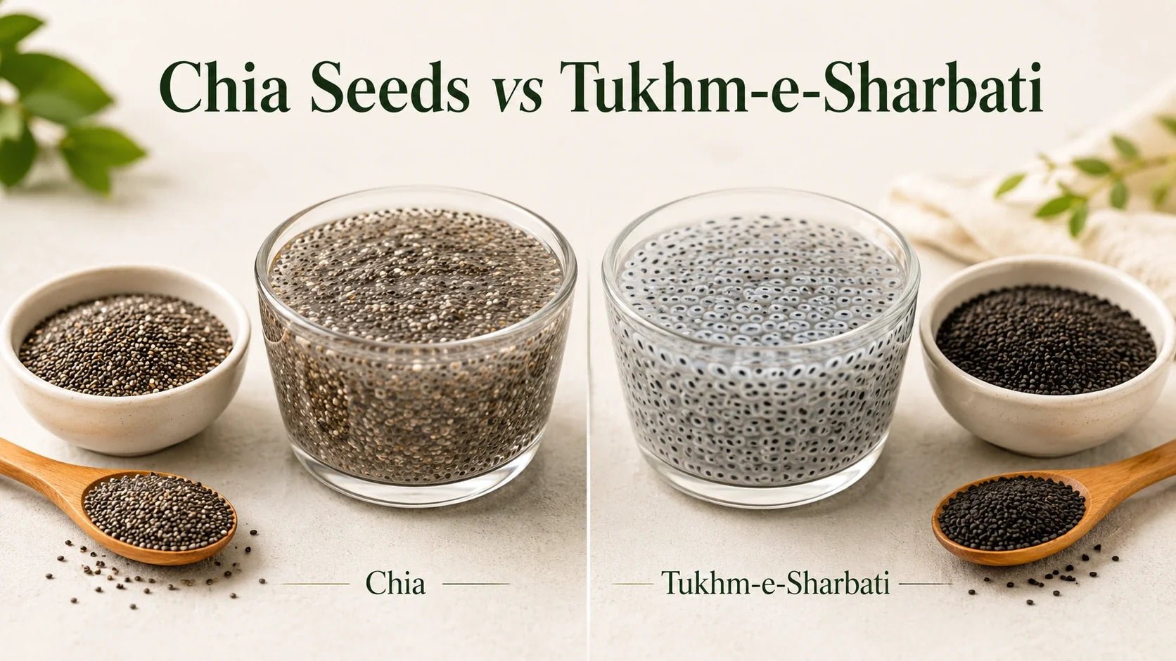 Chia Seeds vs Tukhm-e-Sharbati: Are They the Same? Differences, Benefits & Uses - MNT