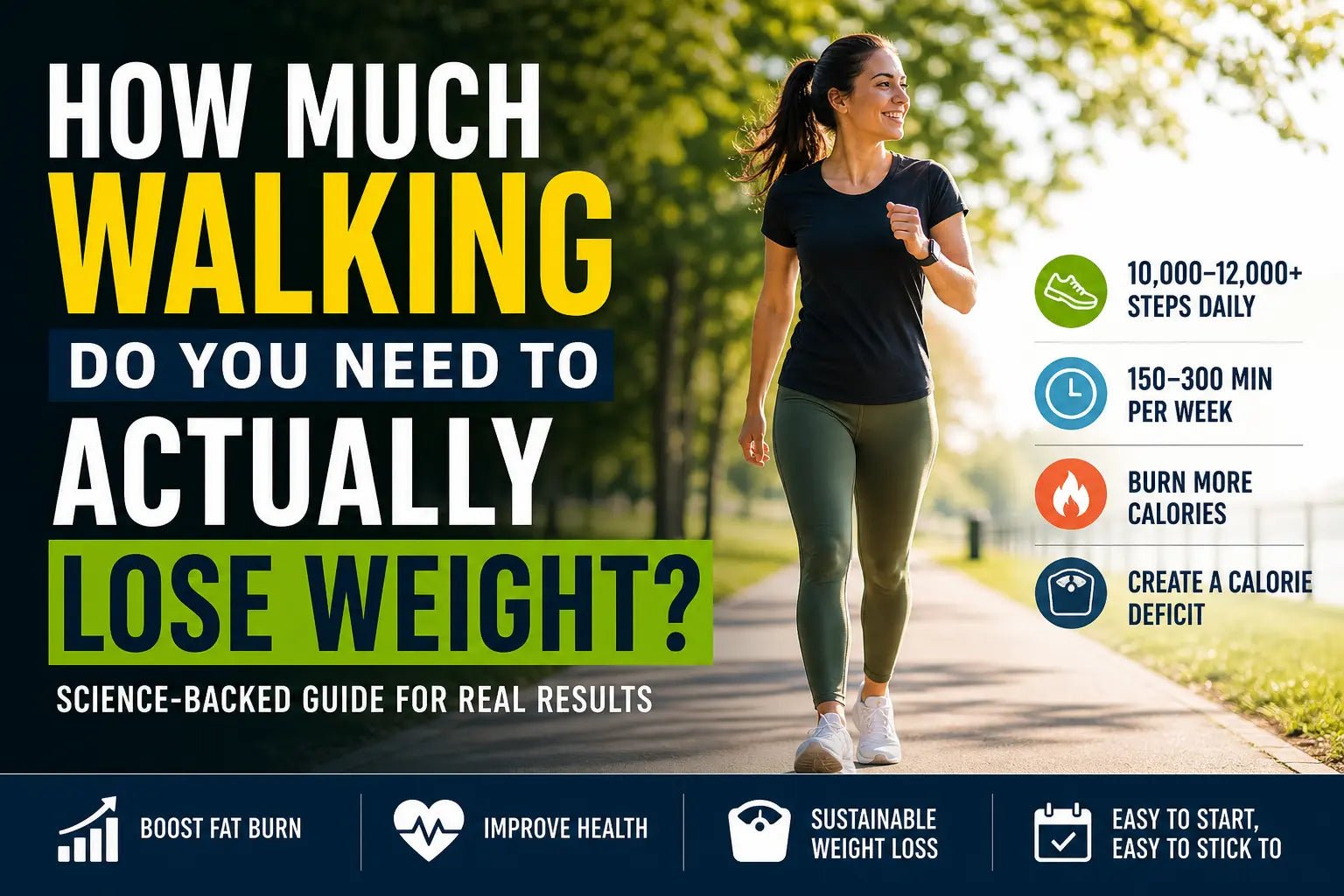 How Much Walking Do You Need to Lose Weight? (Steps, Time & Results Explained) - MNT
