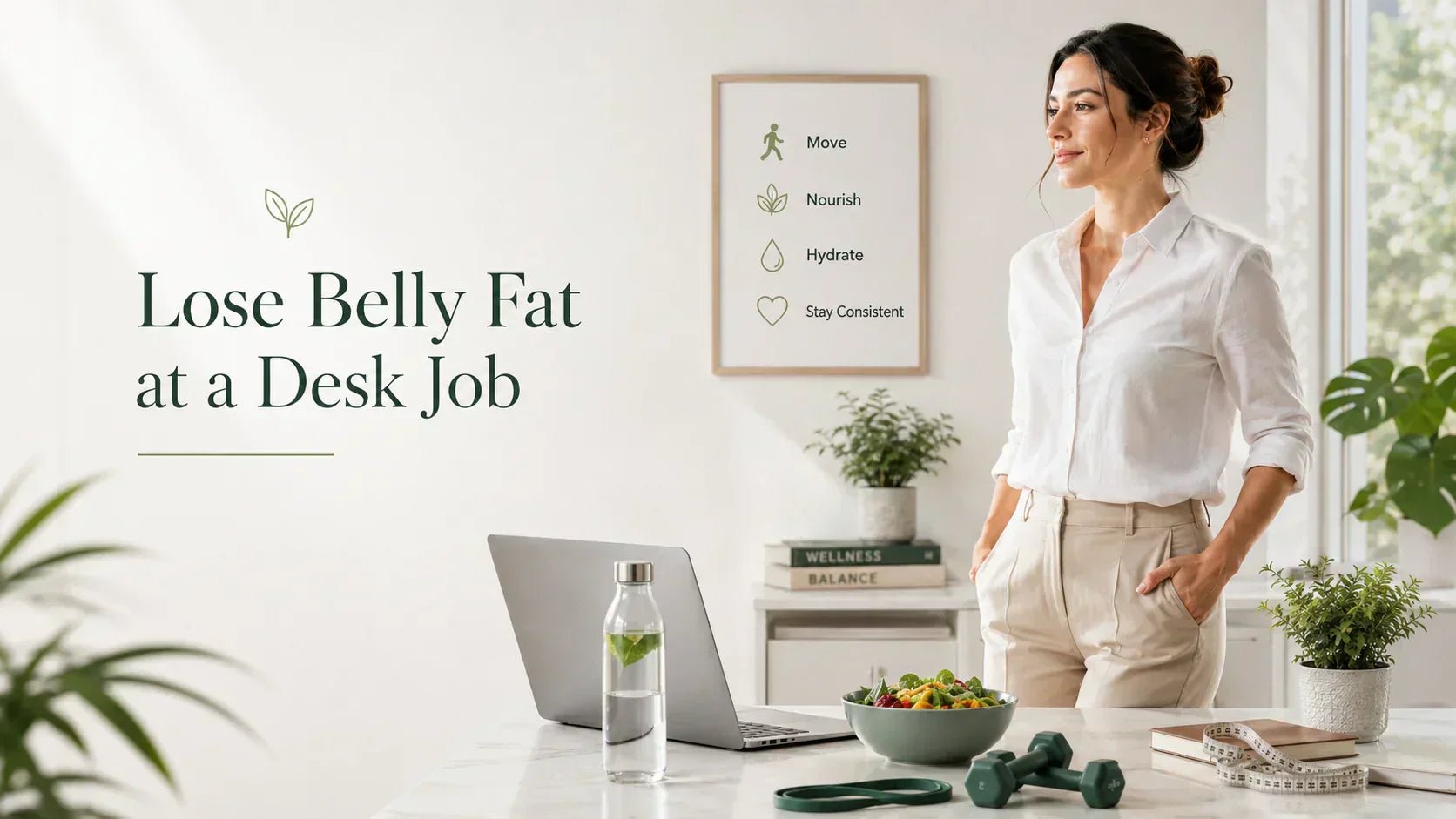How to Lose Belly Fat When You Have a Desk Job - MNT