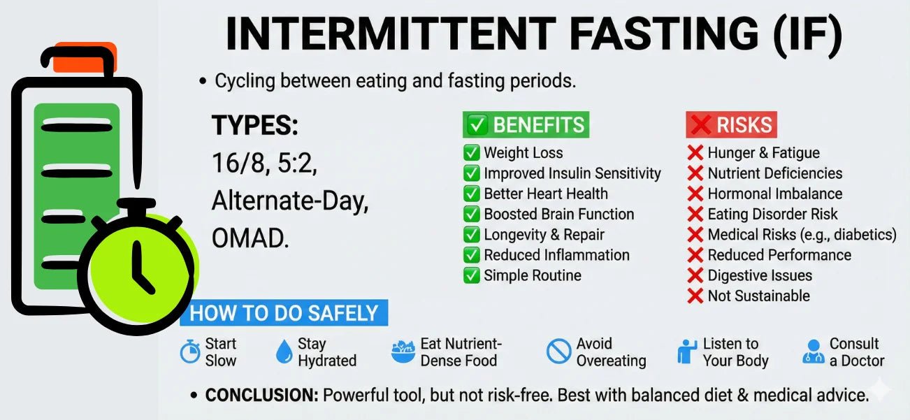 Intermittent Fasting Benefits and Risks - MNT
