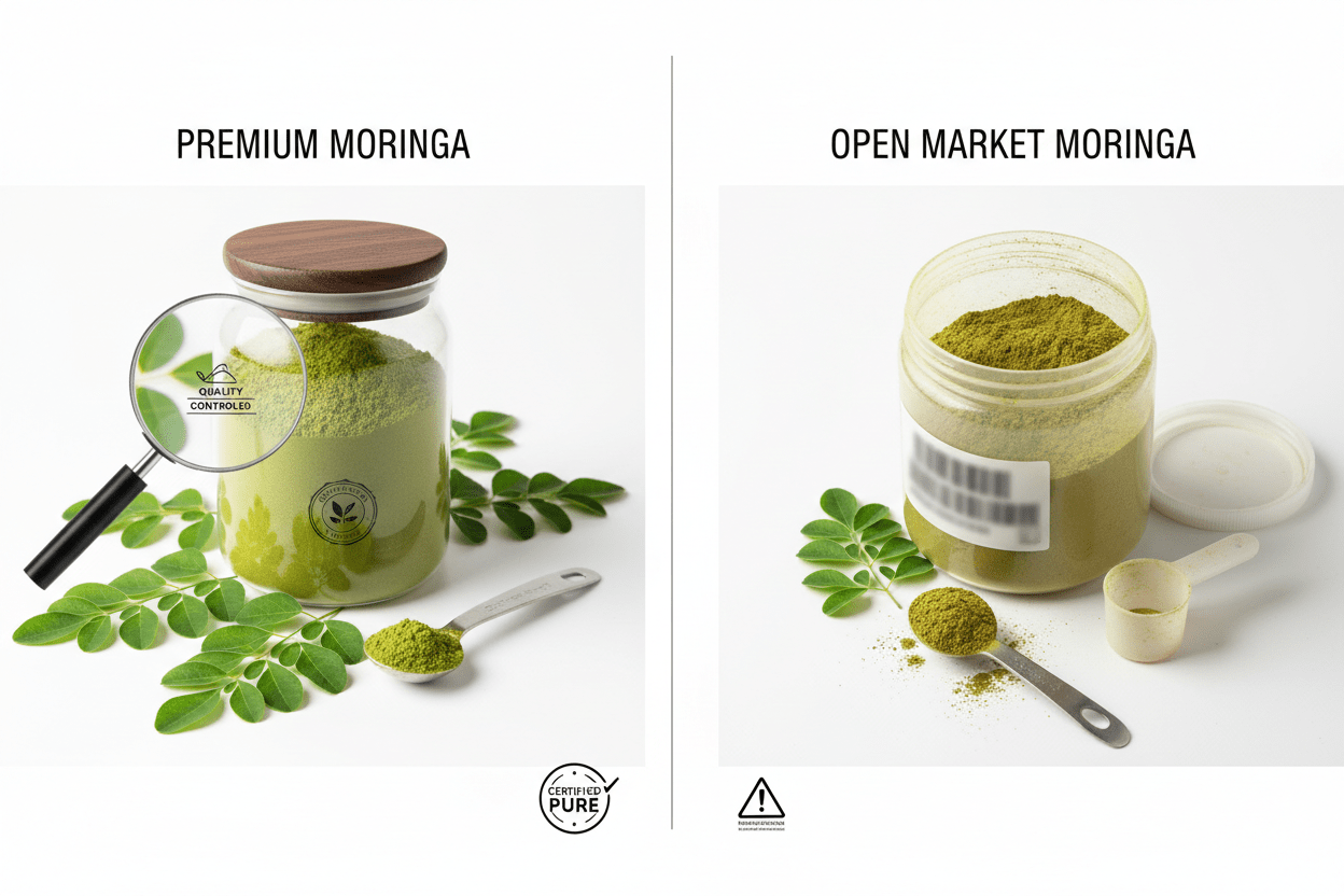 MNT Moringa vs. Open Market Powder: Safety, Dosage & Quality Guide - MNT