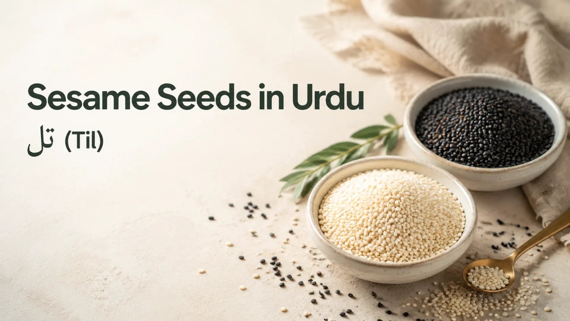 Sesame Seeds in Urdu: Til (تل) Meaning, Benefits & Uses - MNT