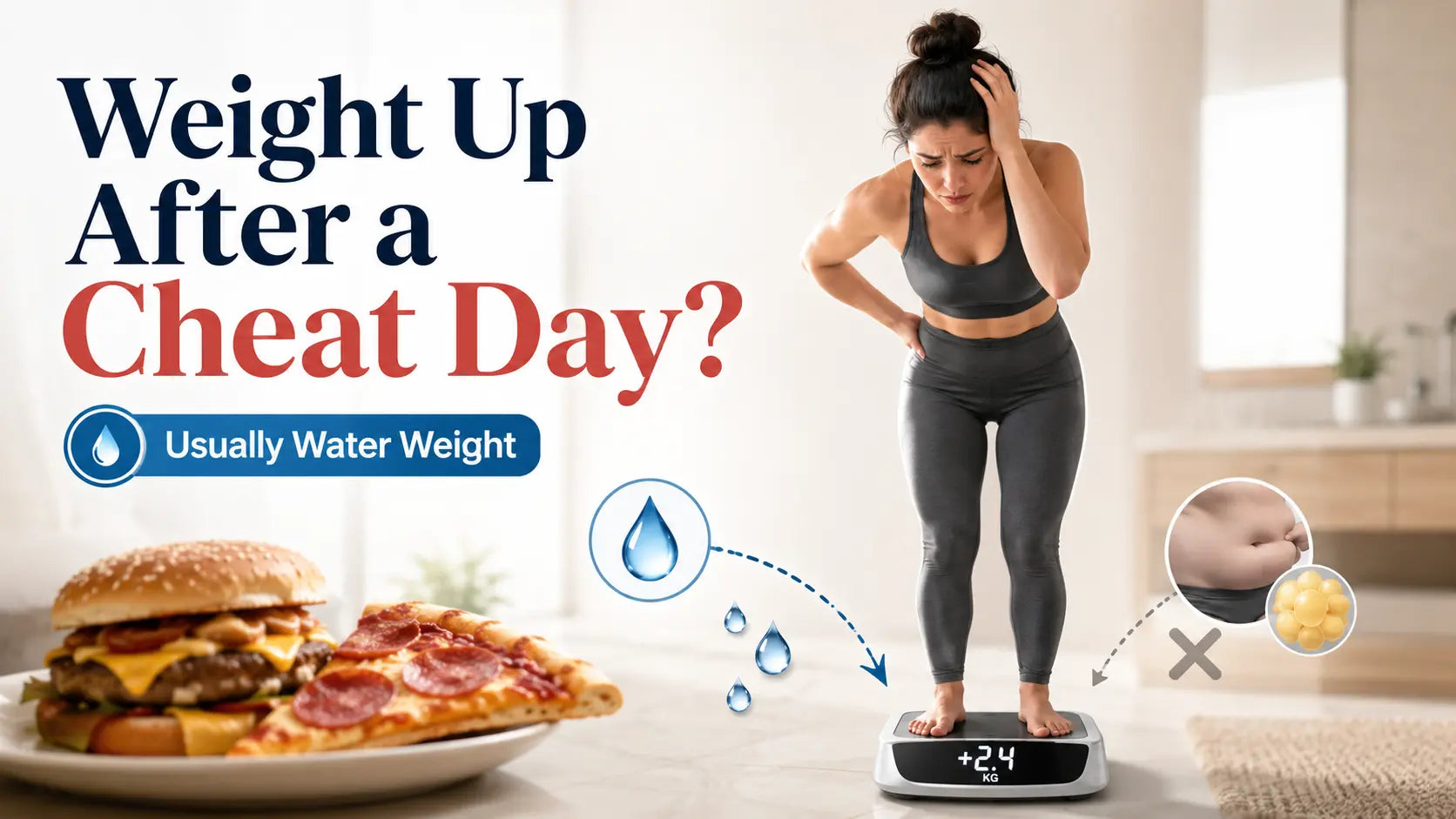 Why Do I Gain Weight After a Cheat Day? Fat Gain vs Water Weight Explained