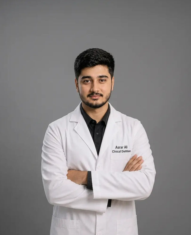 DN. Asrar Ali, MNT clinical dietitian