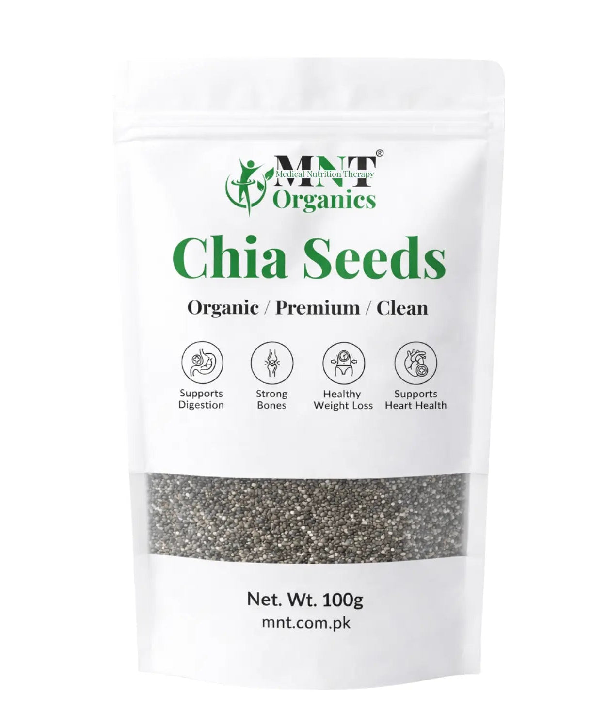 Chia Seeds – 100% Premium Organic Chia Seeds (تخمِ چیا / چیا سیڈز) in Pakistan - MNT
