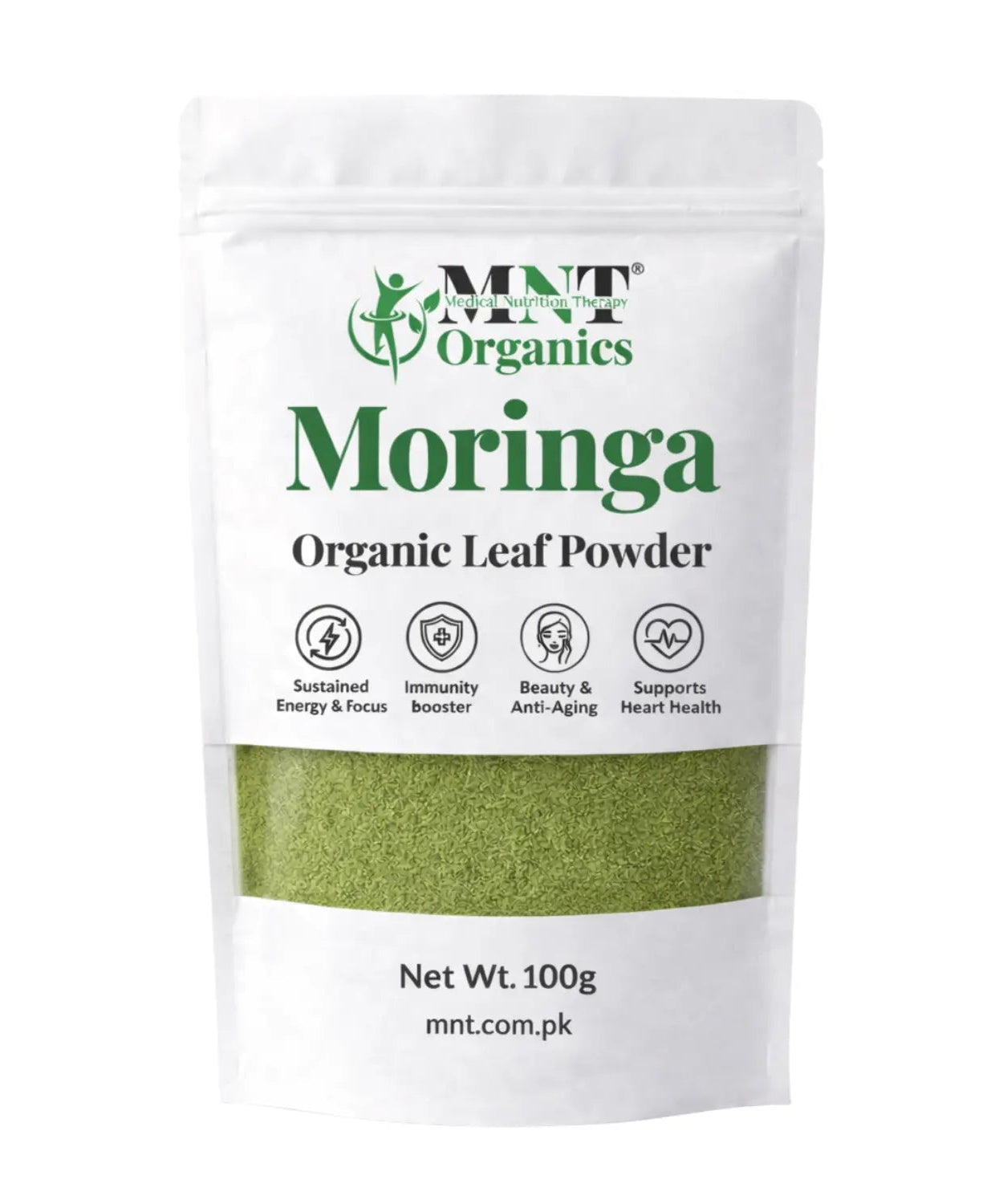 Moringa Powder in Pakistan | 100% Organic Moringa Leaf Powder – MNT