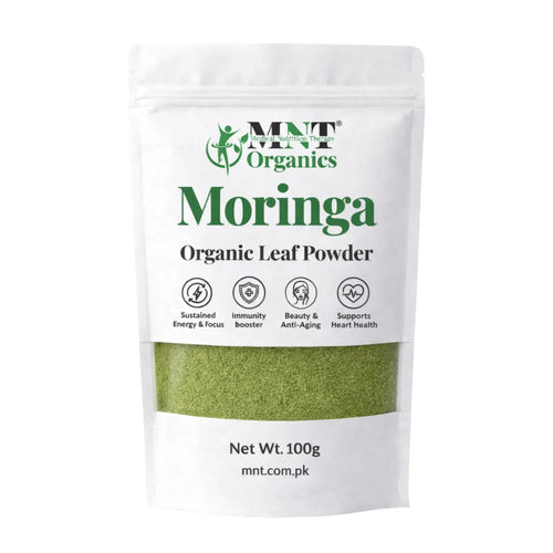 MNT Organic Moringa Leaf Powder 100g pack