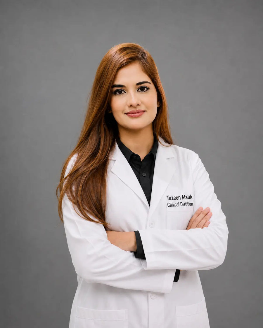 Dt. Tazeen Malik, MNT clinical dietitian for cardiometabolic nutrition